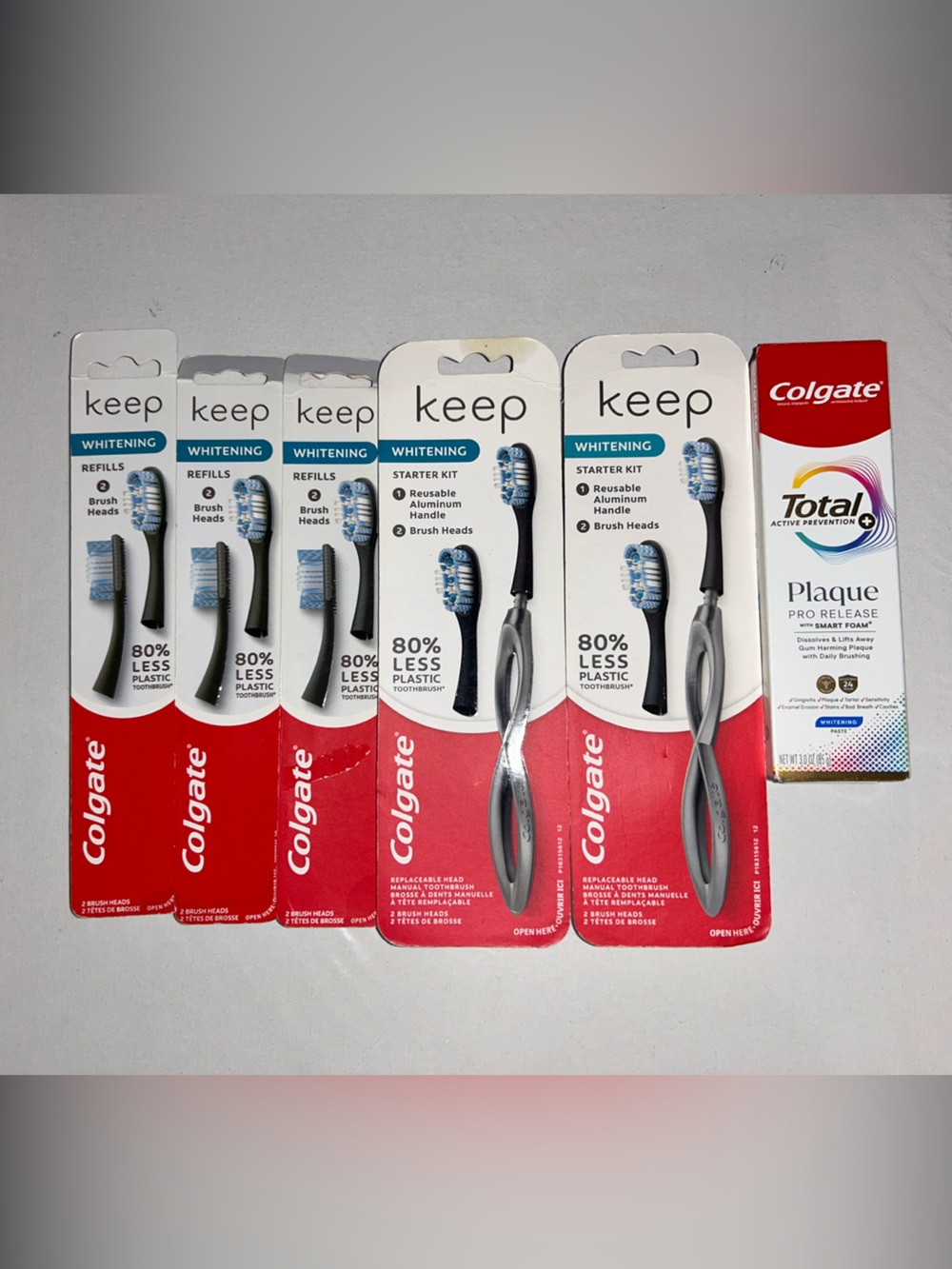 Colgate Bundle Keep Whitening Starter Kit Toothbrush - Black/Silver